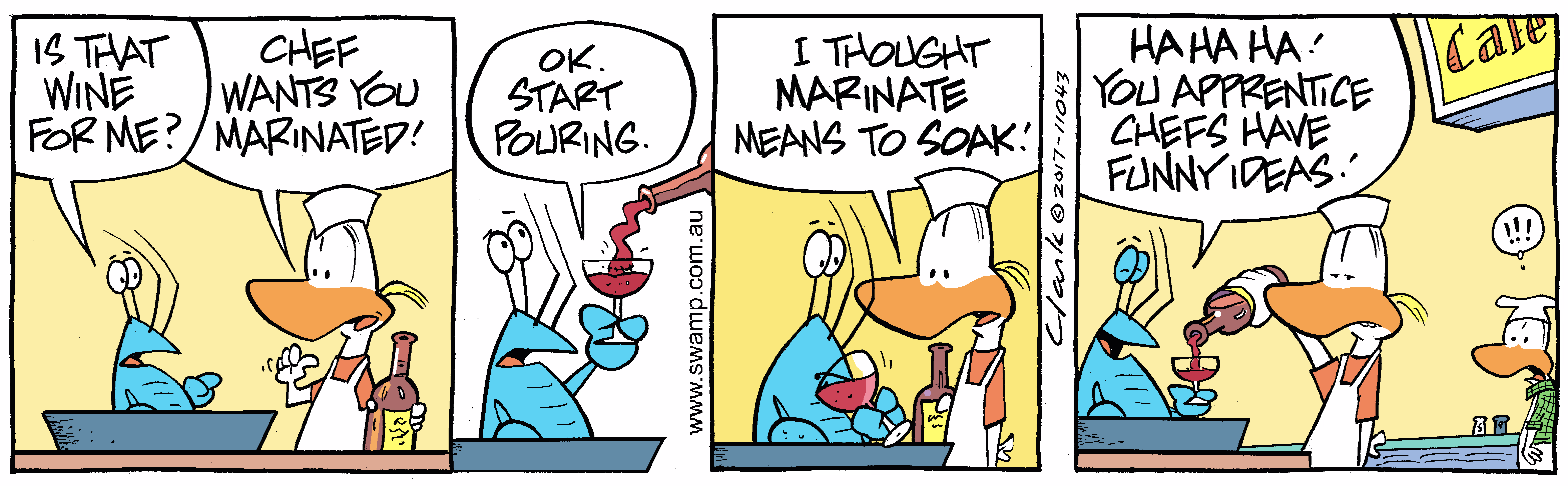 Wine for Me Colour Cartoon